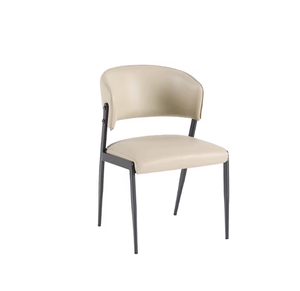 เก้าอี้รับประทานอาหารสไตล์อิตาลีใหม่เก้าอี้มีพนักพิงระดับไฮเอนด์หรูหราน้ำหนักเบาเก้าอี้อพาร์ทเมนต์ขนาดเล็กเก้าอี้รับประทานอาหารที่เรียบง่าย - Product Image 3