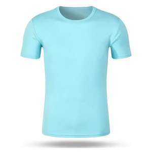 High Quality Wholesale 100% Polyester Soft <strong>Tshirts</strong> Sublimation T Shirts Plain Custom Printing Or Embroidery White Blank T-Shirt