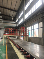 Ligne de production de panneaux MGO ignifuges, boîte de vitesses automatique contrôlée par PLC, système de fabrication de plaques de plâtre de haute précision