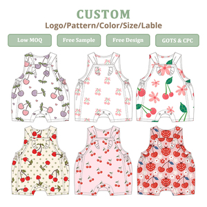 Conjuntos al por mayor para bebé niña: Body smock <span class=keywords><strong>de</strong></span> <span class=keywords><strong>anime</strong></span> y dibujos animados, ropa infantil, pelele con lazo grande y volantes, lindo mono para niños. - Product Image 3