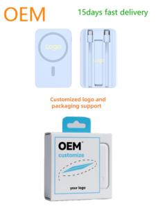 Productos de Tendencia <span class=keywords><strong>2026</strong></span>, Mini Banco de Energía de Carga Rápida PD de 22.5W, 10000mA, Banco de Energía Magnético Inalámbrico Portátil para iPhone 17 - Product Image 2
