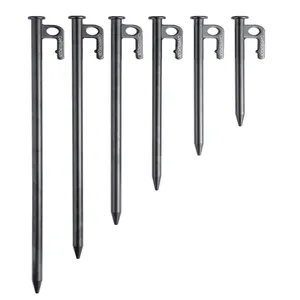 Draagbare Titanium Haringen Stapel 15Cm Outdoor Camping Stake Uitbreiding Stalen Nagels Duurzaam