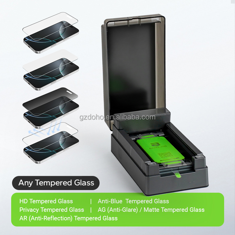 Wholesale Manufacture Automatic <strong>Attach</strong> Glass Applicator Tool 9H Tempered Glass Mobile Phone <strong>Screen</strong> <strong>Protector</strong> <strong>Machine</strong>