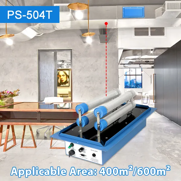 EddaAir Bipolar ionización Sistema de purificación de aire Plasma Air 504T Plug-In Esterilizador y desodorante para el mantenimiento del ganado