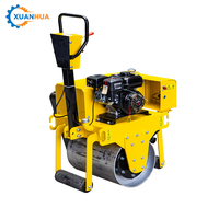 Compacteur routier vibrant autoporté 500 kg avec moteur et pièces de rechange