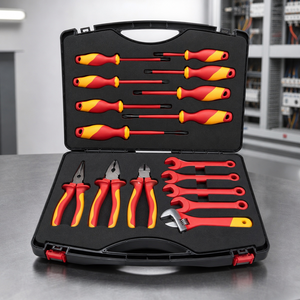 Heavy Duty 1000V Insulated Tool <b>Set</b> OEM Hard Case Electrical Insulation Hand Tool Kit MOQ 100 <b>Sets</b> Fast Shipping - Product Image 6
