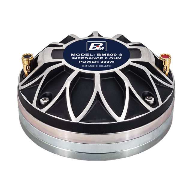 BM800-8 1.5" Throat 75mm Titanium Diaphragm Neodymium Magnet Compression Driver 300W 8Ohm 110dB High SPL Tweeter