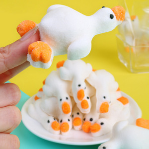 El Pato Plano 3D Hecho de Algodón de Azúcar para Venta al por Mayor es la Complementación Perfecta para Beber Café y Preparar Postres - Product Image 2