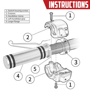 แฮนด์รถจักรยานยนต์สำหรับ Harley Touring แฮนด์จับ1 ''สำหรับ <span class=keywords><strong>Road</strong></span> <span class=keywords><strong>King</strong></span> Dyna Softail กำหนดเอง XL1996-<span class=keywords><strong>2007</strong></span> Vrsc - Product Image 5