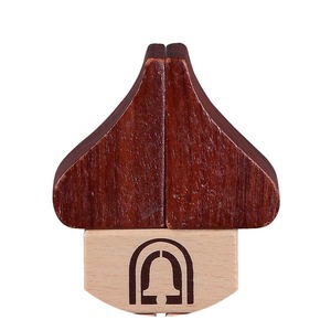 62 PCS Bois de Hêtre "Château Médiéval" Jouets Éducatifs pour Enfants pour Bloc de Ville en Bois Naturel - Product Image 3