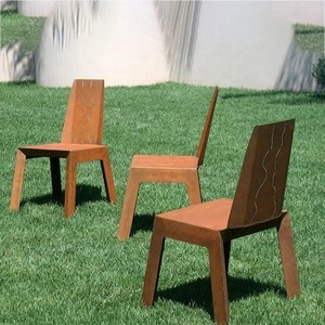 Bancs métalliques d'extérieur tables métalliques meubles en acier - Product Image 4