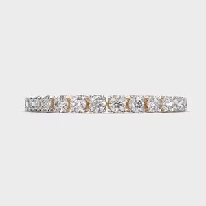 18K oro crecido CVD diamante redondo Moissanite pulsera Chic encanto para regalo de Navidad - Product Image 3