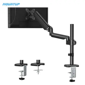 MOUNTUP 14-32" Computer Screen Single Gas Spring Monitor Arm Mount