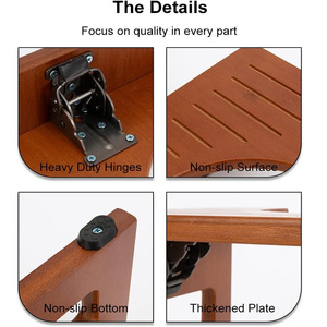 Inodoro de madera de bambú plegable, taburete para caca <span class=keywords><strong>en</strong></span> cuclillas, Orinal <span class=keywords><strong>en</strong></span> cuclillas, bueno para la salud del <span class=keywords><strong>colon</strong></span>, estreñimiento y hemorroides - Product Image 4