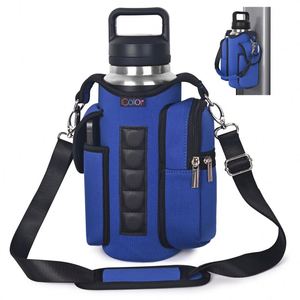 Men's <b>Gym</b> Bag 5 Built-In Magnets Water Bottle Carrier <b>Holder</b> <b>Phone</b> Pockets Shoulder Strap Polyester Lining Magnetic Accessories - Product Image 1