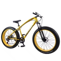 Fat Bike-Vélo de montagne en acier pour enfants, 26 pouces, 4.0 pneus, 7/21/24/27 vitesses