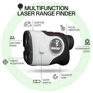Telémetro Láser de 1500m con Aumento de 6.5x, Pantalla LCD, Telémetro de Mano para Golf al Aire Libre con Estuche de Transporte y Cable de Carga - Product Image 2
