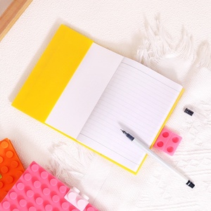 Modern <b>A6</b> Loose-Leaf Silicone <b>Notepad</b> Creative Business Stationery Decompression Building Blocks Anniversary Gift for Students - Product Image 4