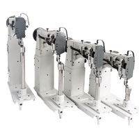 Machine à coudre industrielle à bras long, simple aiguille, entraînement unisson, pour cuir et tissu