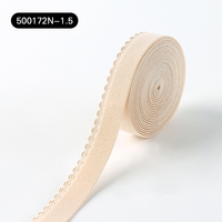 Bande élastique décorative en nylon picot de 15 mm pour la couture de soutiens-gorge et de lingerie, avec une haute ténacité durable pour les sous-vêtements