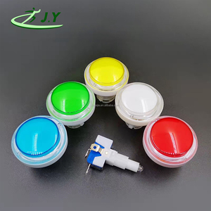 Botón pulsador iluminado redondo de 45mm, 5V y 12V, carcasa multicolor translúcida para equipos de juegos recreativos [duradero, OEM Personalizado] - Product Image 3