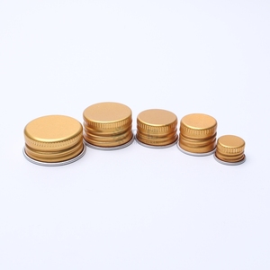20mm 24mm 28mm アルミ製金属スクリューキャップ アルミ製ジャー蓋 ガラス瓶用 - Product Image 5
