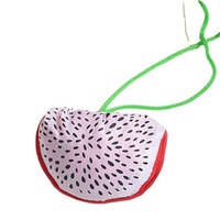 Sac de courses pliable motif fruit du dragon, mini format, écologique, portable, couleur personnalisable pour cadeau promotionnel