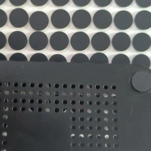 Baojiasheng Silicone Self Adhesive Pads Black Round Square Anti Slip Furniture Protection Pads Customizable Thickness - Product Image 3