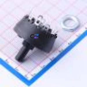 MFR01-A1M07L9SR-B Rotary Switch Through hole Component (THT) Switch Flat Type Solder Tab 8A 250V - Product Image 1