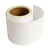 Cinta de Etiquetas de Código de Barras Compatible de 100*100 MM, Rollo de Etiquetas Adhesivas Personalizadas con Logotipo para Impresora ZEBRA/TSC/Canon/Epson