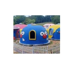 <span class=keywords><strong>Casa</strong></span> Prefabricada Tipo Domo, Moderna, Resistente a Tornados y Viento, con Diseño de Araña, para Uso como Cochera - Product Image 1