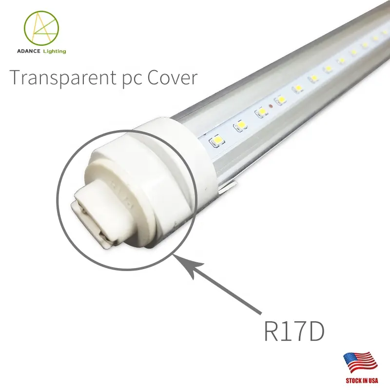 Advance lighting most popular North American high brightness G13 R17D FA8 2400mm 45W T8 LED tube light