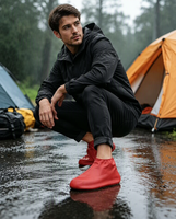 Protège-chaussures de camping imperméables à usage unique, accessoires de pluie pour voyages en plein air, fabriqués en Chine
