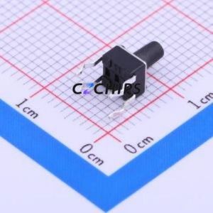 TSA451G70-250 Tactile Switch Through hole-4P,4.5x4.5mm Switch Single Pole Single Throw Round Button 2.5N Through Hole - Product Image 2