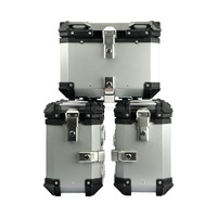 Accessoires de moto universels 30L/45L, boîtes latérales arrière en alliage d'aluminium à dégagement rapide, design imperméable anti-collision, marque TL