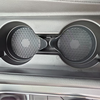 Neuer rutsch fester Becher halter aus Silikon-Auto-Wasser untersetzer mit Isoliermatten-Neuheit geschenk für Auto besitzer