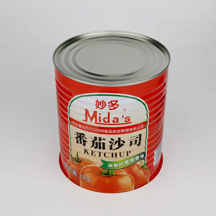 Tùy chỉnh quá trình in ấn bao bì cho thực phẩm thiếc lon thực phẩm cấp tiêu chuẩn rỗng cà chua lon
