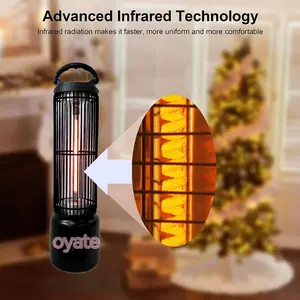 1200 Watt Portable Electric Infrared Heater Carbon Fiber Heaters