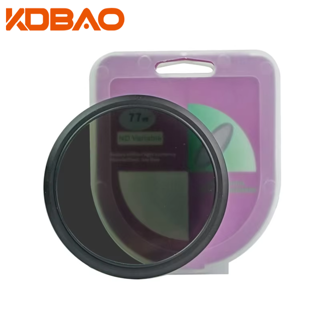 Kdbao Adjustable ND Filter Neutral Density ND2-400 37-82mm Aluminum Alloy Optical Glass Camera Accessory