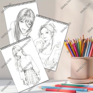 Quaderno a spirale personalizzato OEM ODM con carta spessa per fan K-Pop, forniture scolastiche, blocco da disegno all'ingrosso, regalo per San Valentino - Product Image 4