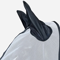 Masque pour cheval respirant de haute qualité, anti-moustiques, anti-insectes, couvre-tête de cheval, masque anti-moustiques pour le visage du cheval