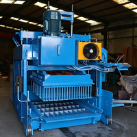 Machine à Briques Mobile Hydraulique, Ligne de Production de Briques en Béton et Ciment, Équipement de Moulage de Blocs