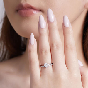 Aivenchy Ladies Fine <span class=keywords><strong>Ring</strong></span> Jewelry Rodio Plateado Lab Grown Diamond Mujeres Moissanite S925 Anillo de dedo de plata esterlina - Product Image 3