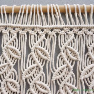 Tapices de Pared de Macramé con Diseño de Cuerdas Estilo Bohemio Chic a Precio Económico, Decoraciones de Pared para el Hogar - Product Image 2