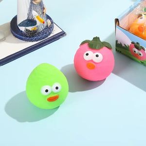 Jouet Squishy Mangoustan Pêche Créatif Anti-Stress à Presser pour Garçons Filles Bureau Enfants Adultes - Product Image 1