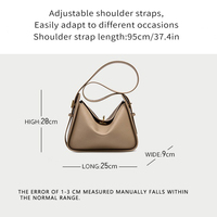 Nouveau design 2025 – Sac à bandoulière de luxe en cuir véritable pour femme – Sacs à main en cuir de vachette tendance pour femme – Vente en gros