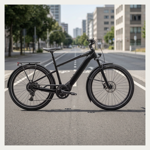Vélo de montagne 27,5 pouces, cadre en alliage d'aluminium, double suspension, frein à disque, 21 vitesses, vélo tout-terrain à cadre rigide avec béquille - Product Image 1