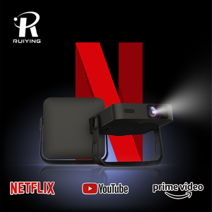Mini proyector inteligente con Android 13 Auto Focus 1080P y decodificación 4K Diseño sellado portátil para la máxima proyección de video - Product Image 4