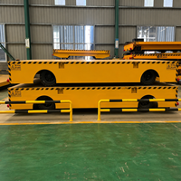 Carro Eléctrico de Plataforma Plana para el Transporte de Placas y Componentes en Talleres de Estructuras Metálicas