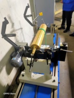 Machine d'équilibrage dynamique à entraînement par courroie pour rotor de moteur, haute précision et garantie d'un an